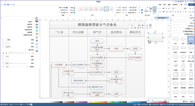 流程图操作界面