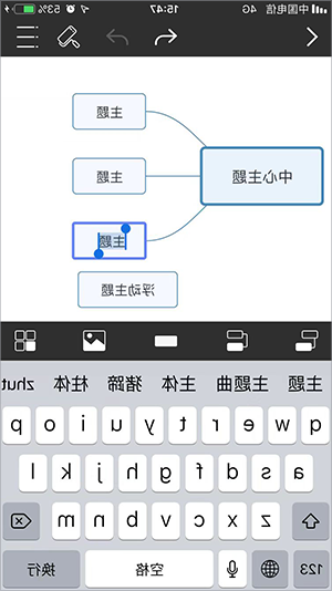 编辑思维导图