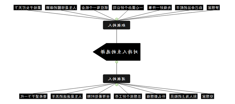 人生选择思维导图