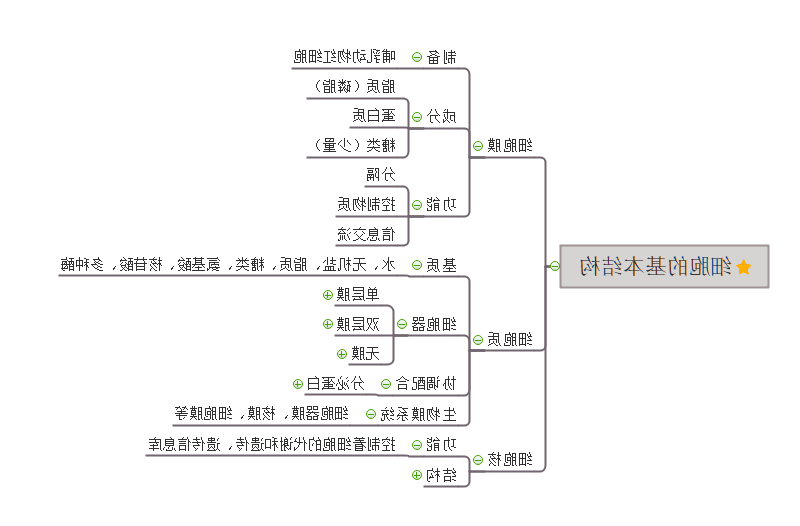 生物必修一思维导图第三章