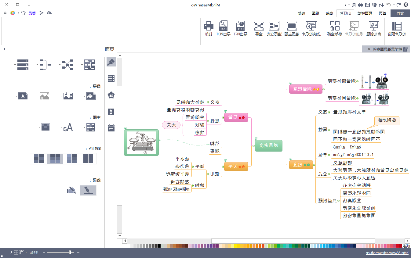 MindMaster思维导图软件操作界面