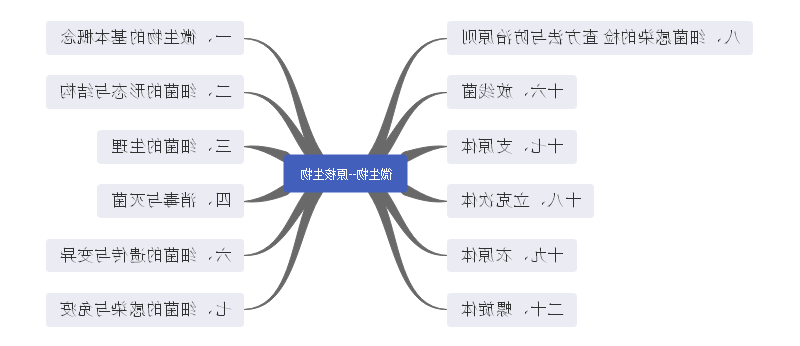 微生物思维导图