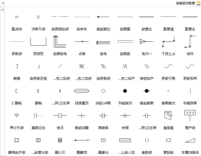 常用管道符号