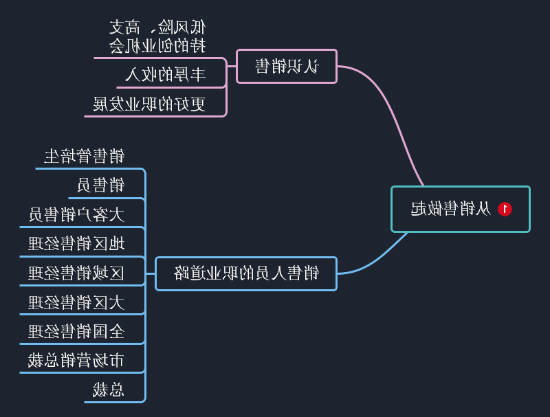 从销售做起思维导图