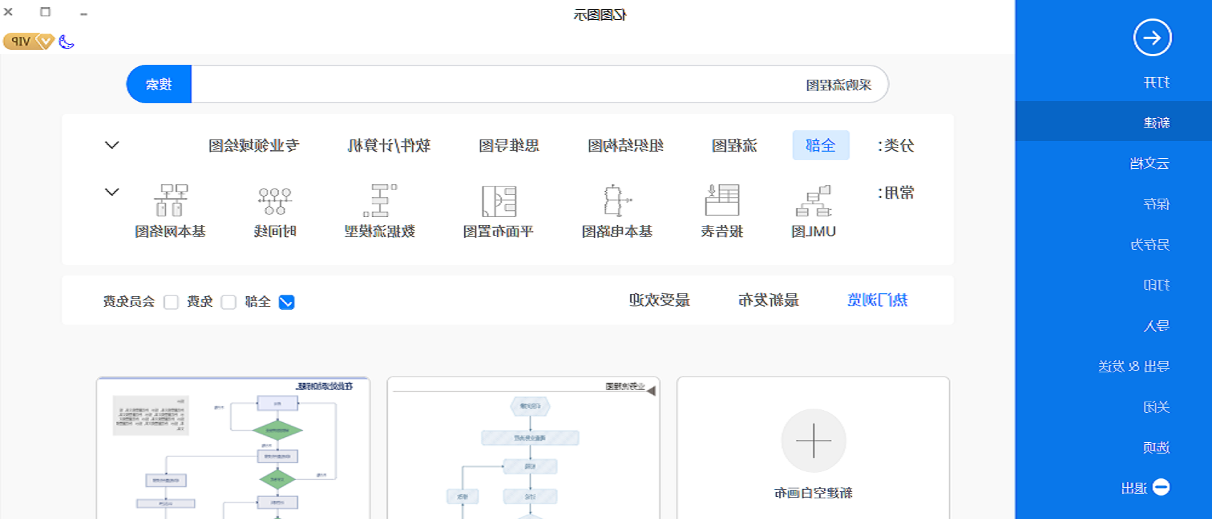 采购流程图新建