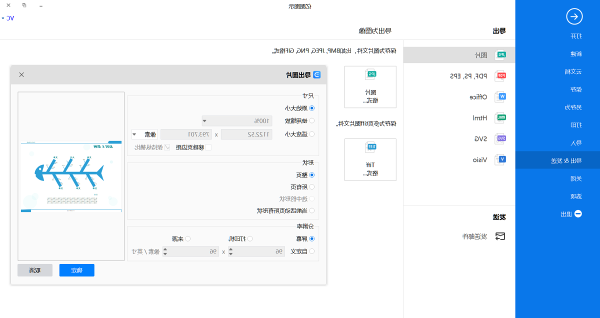 鱼骨图保存