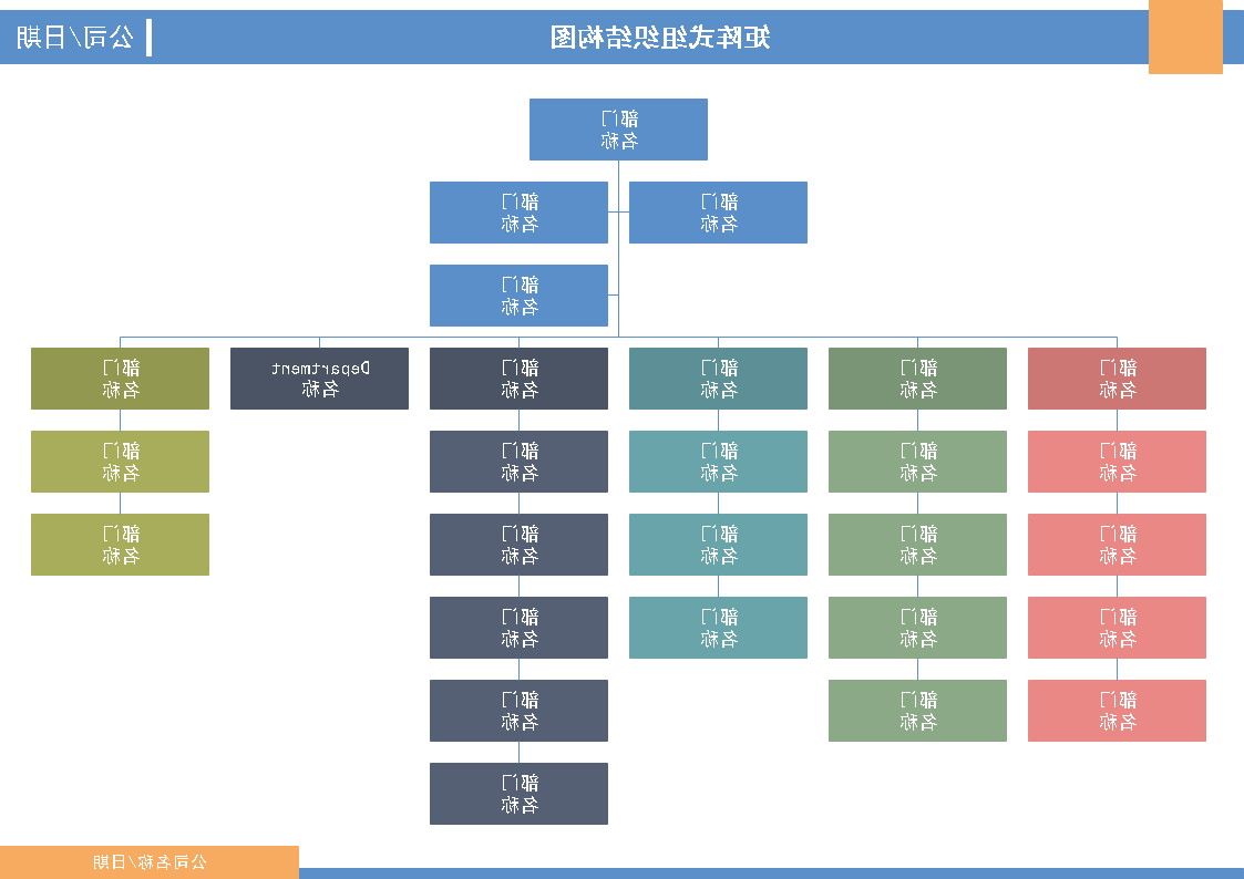 组织结构图例图