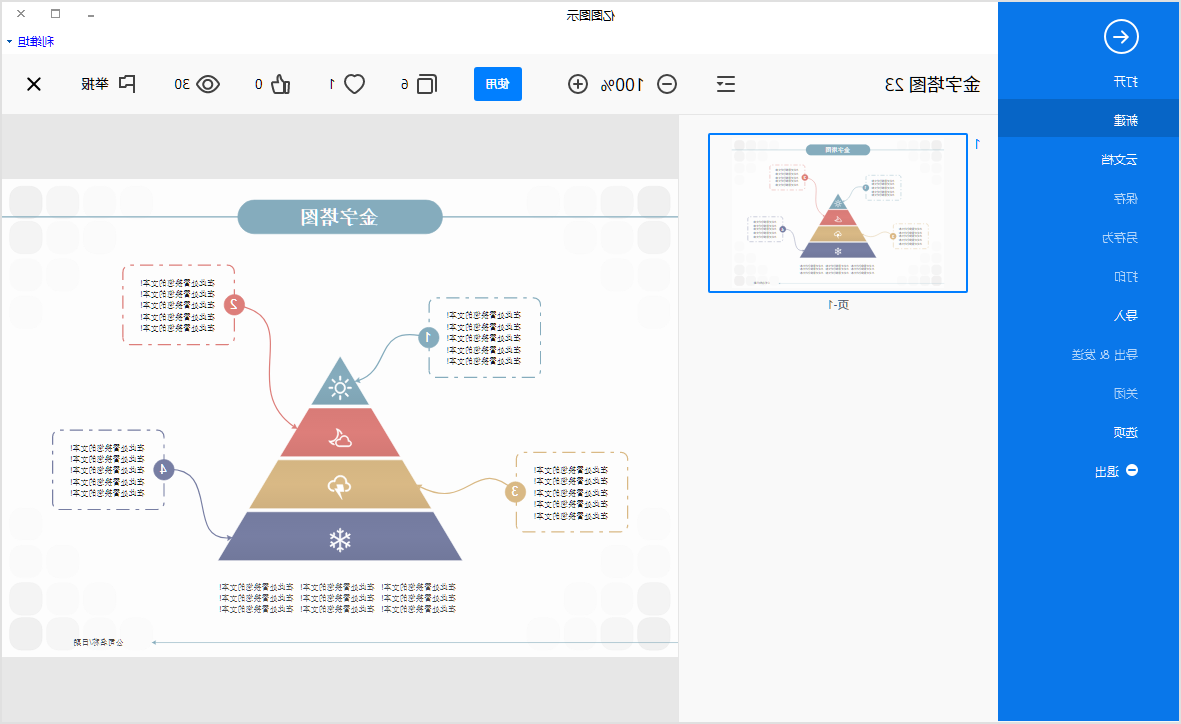 金字塔图