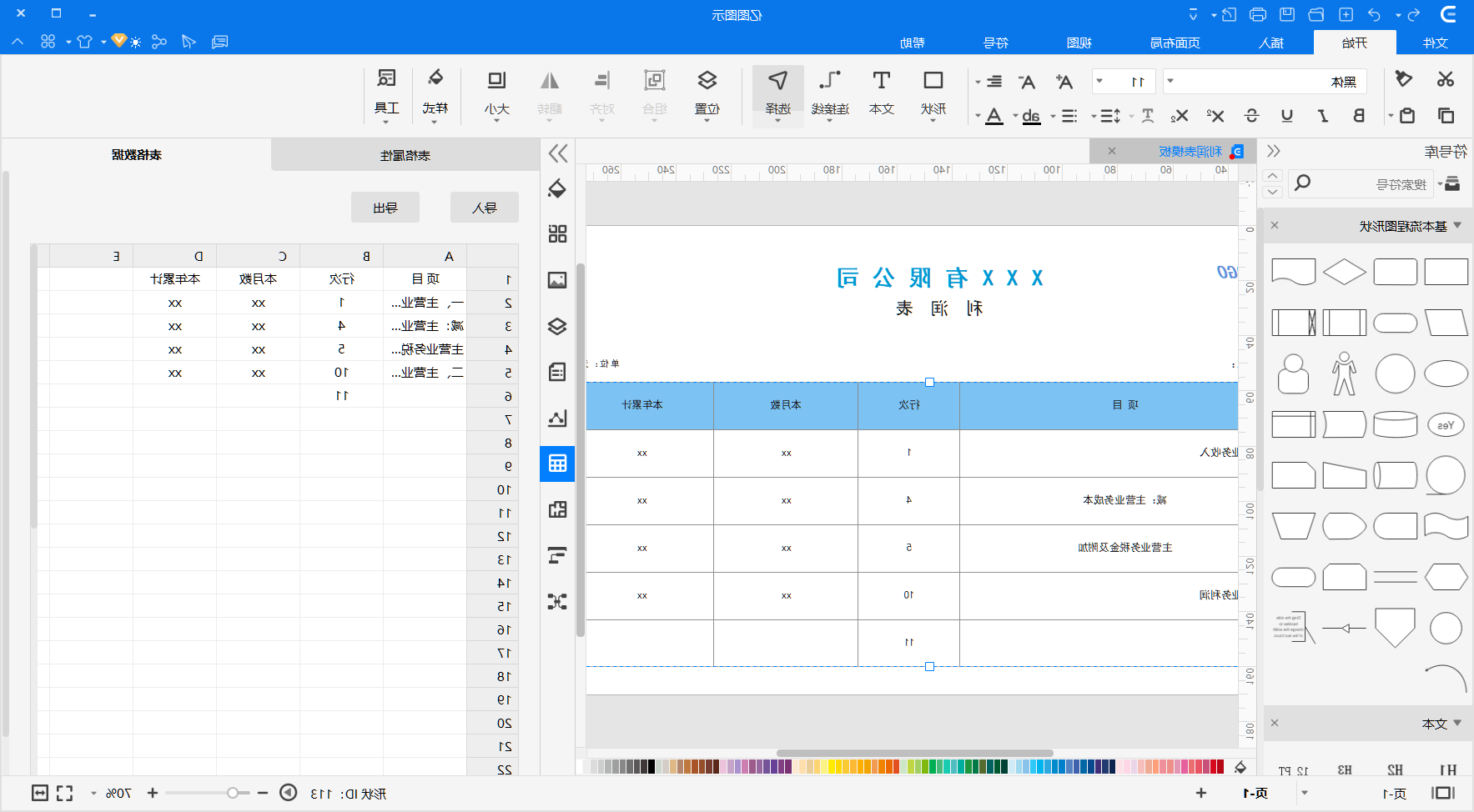 财务报表