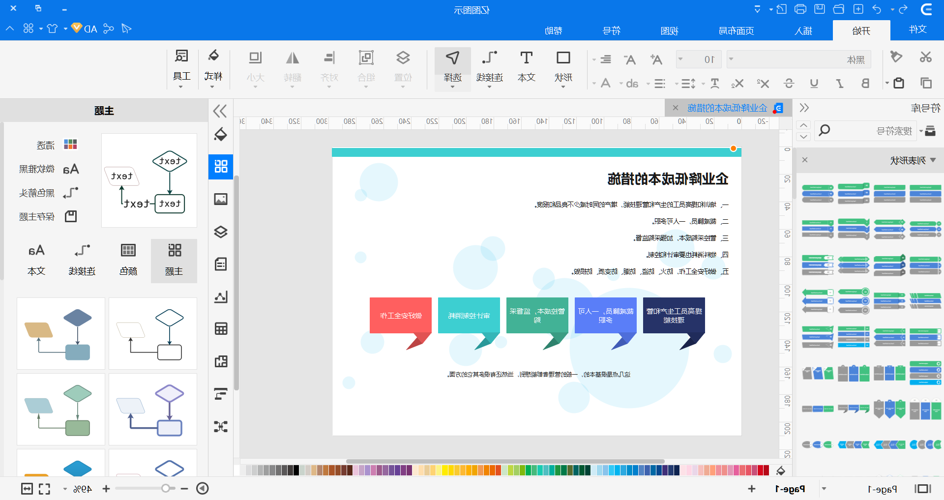 成本管理措施