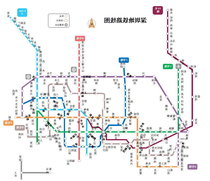 地铁线路图